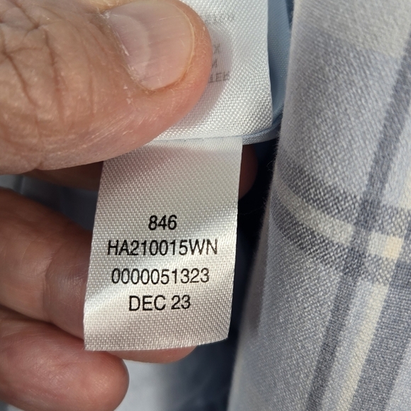 Halogen Womens Blazer Sz 22W Ligh Blue & Gray Window Pane One Button Lined - Picture 7 of 11